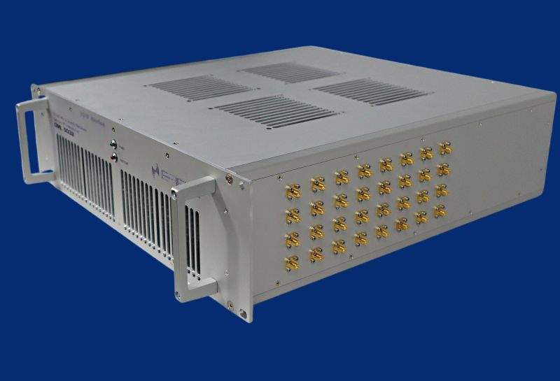 E-REON DML 5032 rack-mount RF load system with 32 coaxial ports