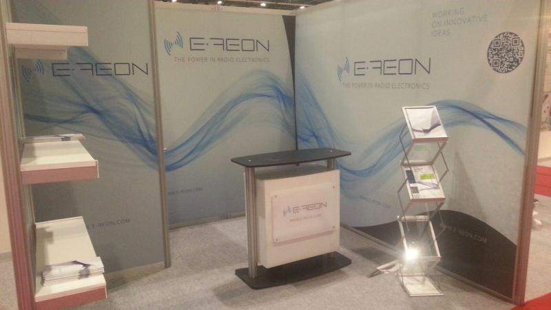 E-REON exhibition stand at European Microwave Week 2016
