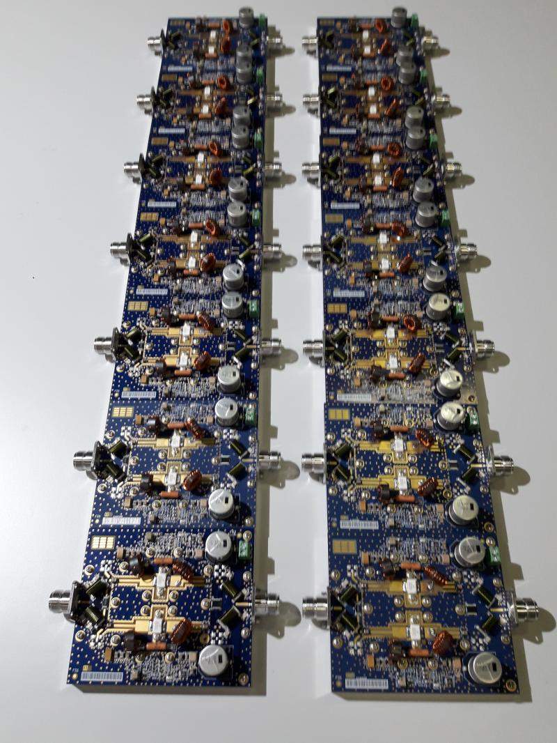 Production batch of E-REON HF power-amplifier driver boards
